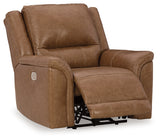 Trasimeno Sofa, Loveseat and Recliner in Caramel - PKG015849