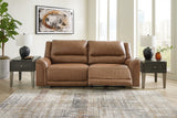 Trasimeno Sofa, Loveseat and Recliner in Caramel - PKG015849