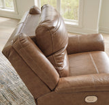 Trasimeno Sofa, Loveseat and Recliner in Caramel - PKG015849