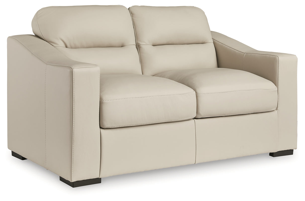 Tresure Trove Almond Loveseat from Ashley - Luna Furniture