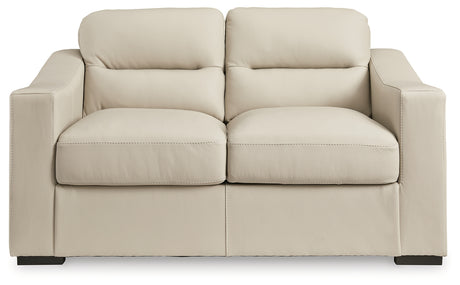 Tresure Trove Almond Loveseat from Ashley - Luna Furniture