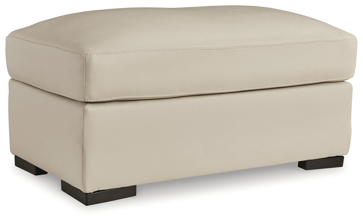 Tresure Trove Almond Ottoman from Ashley - Luna Furniture