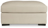 Tresure Trove Almond Ottoman from Ashley - Luna Furniture