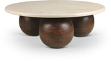 Treviso Marble Coffee Table in Beige from Meridian - Luna Furniture