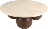 Treviso Marble Coffee Table in Beige from Meridian - Luna Furniture