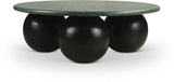 Treviso Marble Coffee Table in Green from Meridian - Luna Furniture