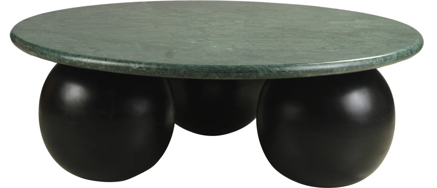 Treviso Marble Coffee Table in Green from Meridian - Luna Furniture