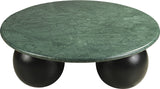 Treviso Marble Coffee Table in Green from Meridian - Luna Furniture