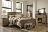 Trinell King Panel Bed with Dresser and Chest in Brown from Ashley - Luna Furniture