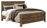 Trinell King Panel Bed with Dresser in Brown from Ashley - Luna Furniture