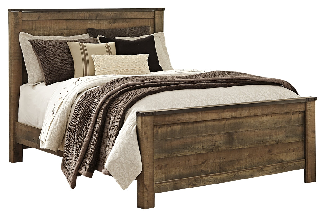 Trinell Queen Panel Bed with Dresser and 2 Nightstands in Brown - PKG005087