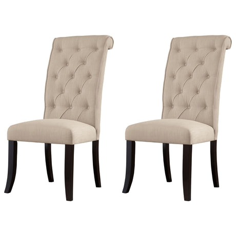 Tripton 2-Piece Dining Room Chair in Linen from Ashley - Luna Furniture