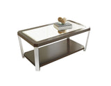 Truman Cocktail Table [stainless steel] from Steve Silver - Luna Furniture