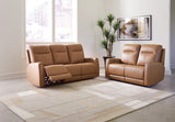 Tryanny Sofa and Loveseat in Butterscotch - PKG016549