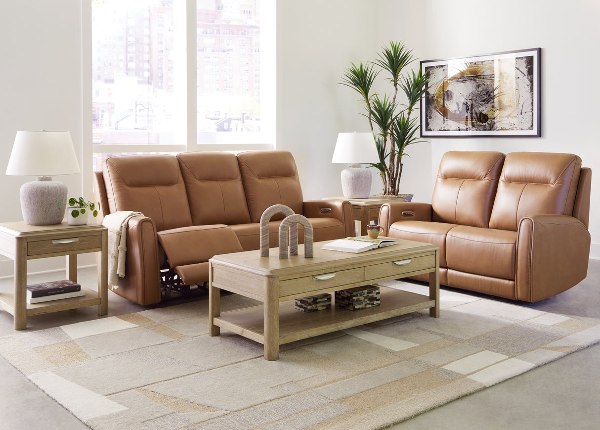 Tryanny Sofa and Loveseat in Butterscotch - PKG016549