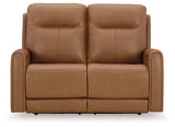 Tryanny Sofa, Loveseat and Recliner in Butterscotch - PKG016550