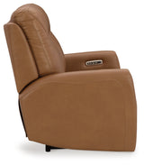 Tryanny Sofa, Loveseat and Recliner in Butterscotch - PKG016550