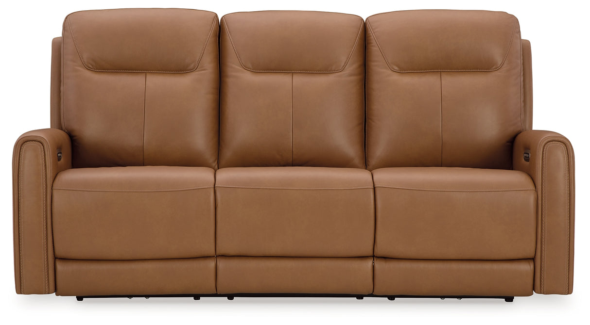 Tryanny Sofa, Loveseat and Recliner in Butterscotch - PKG016550