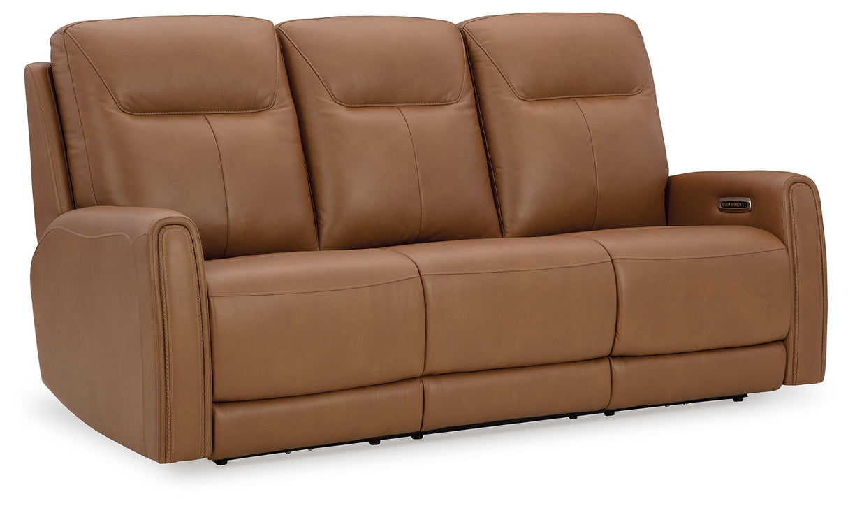 Tryanny Sofa, Loveseat and Recliner in Butterscotch - PKG016550