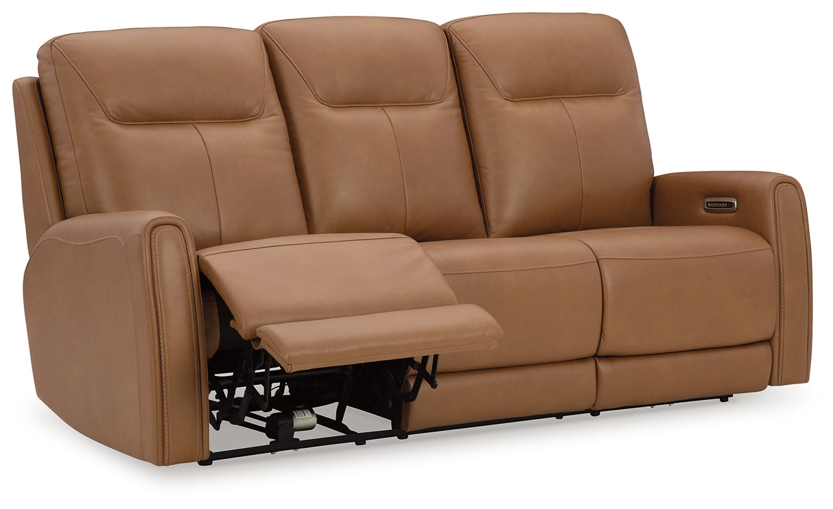 Tryanny Sofa, Loveseat and Recliner in Butterscotch - PKG016550