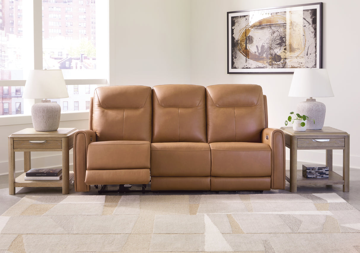 Tryanny Sofa, Loveseat and Recliner in Butterscotch - PKG016550