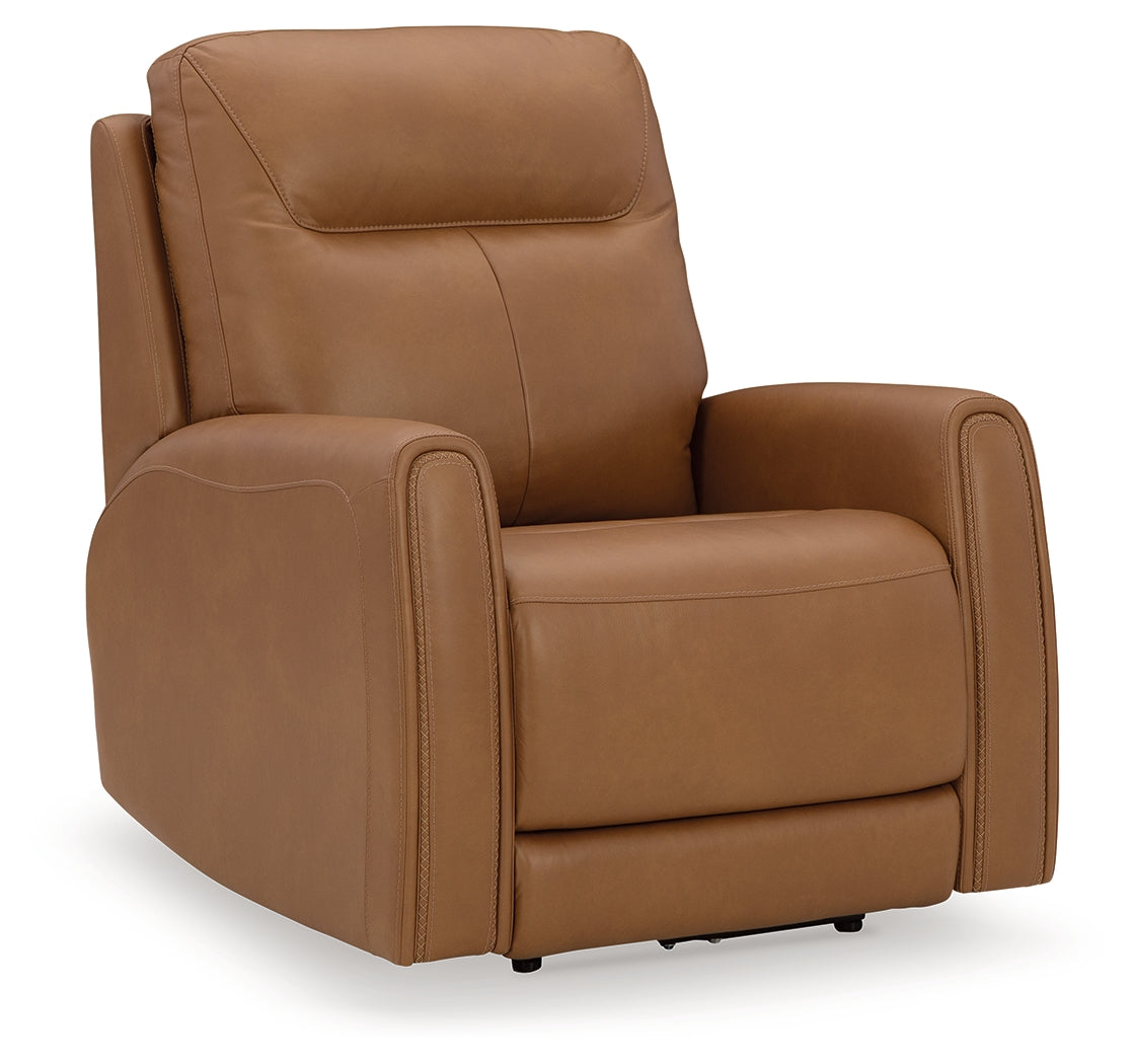 Tryanny Sofa, Loveseat and Recliner in Butterscotch - PKG016550