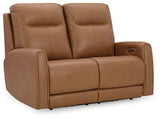 Tryanny Sofa, Loveseat and Recliner in Butterscotch - PKG016550