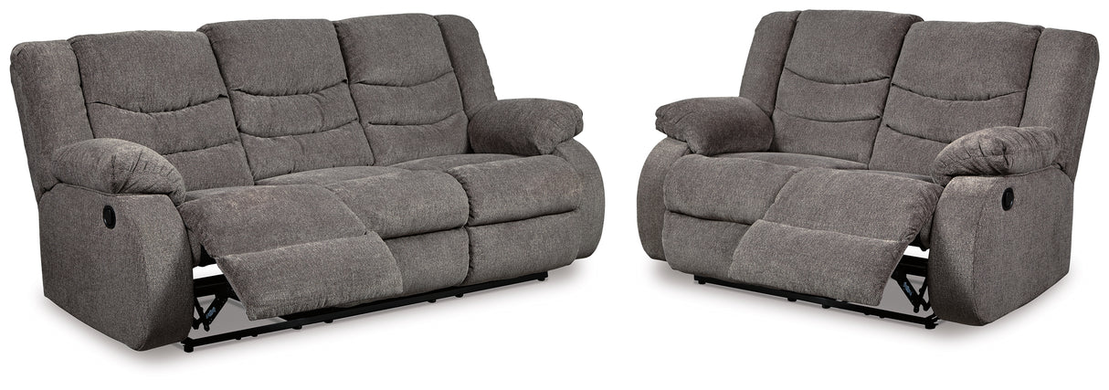 Tulen Sofa and Loveseat in Gray - PKG014067