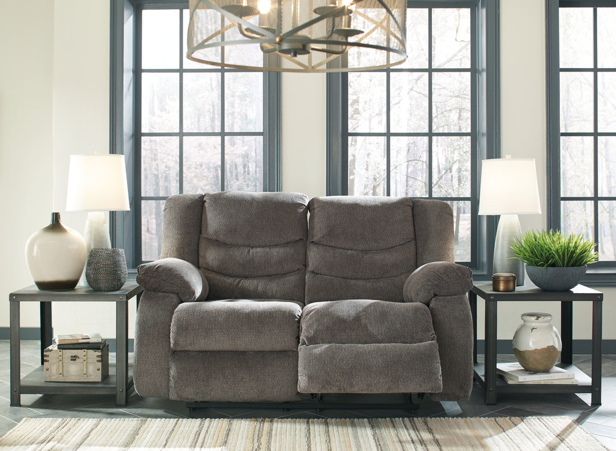 Tulen Sofa and Loveseat in Gray - PKG014067