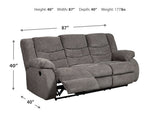 Tulen Sofa and Loveseat in Gray - PKG014067