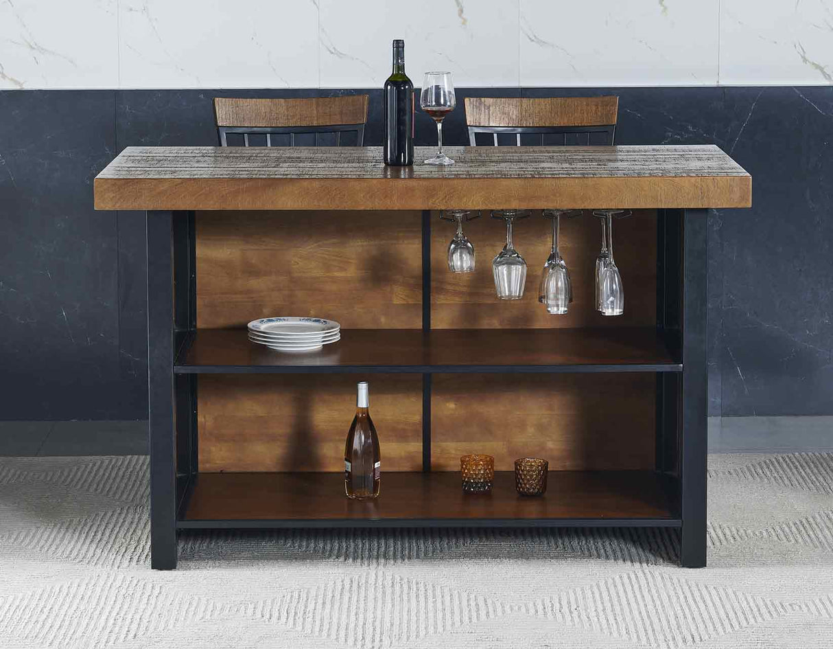 Tyler 3-Piece 38-inch Counter Bar Set from Steve Silver - Luna Furniture