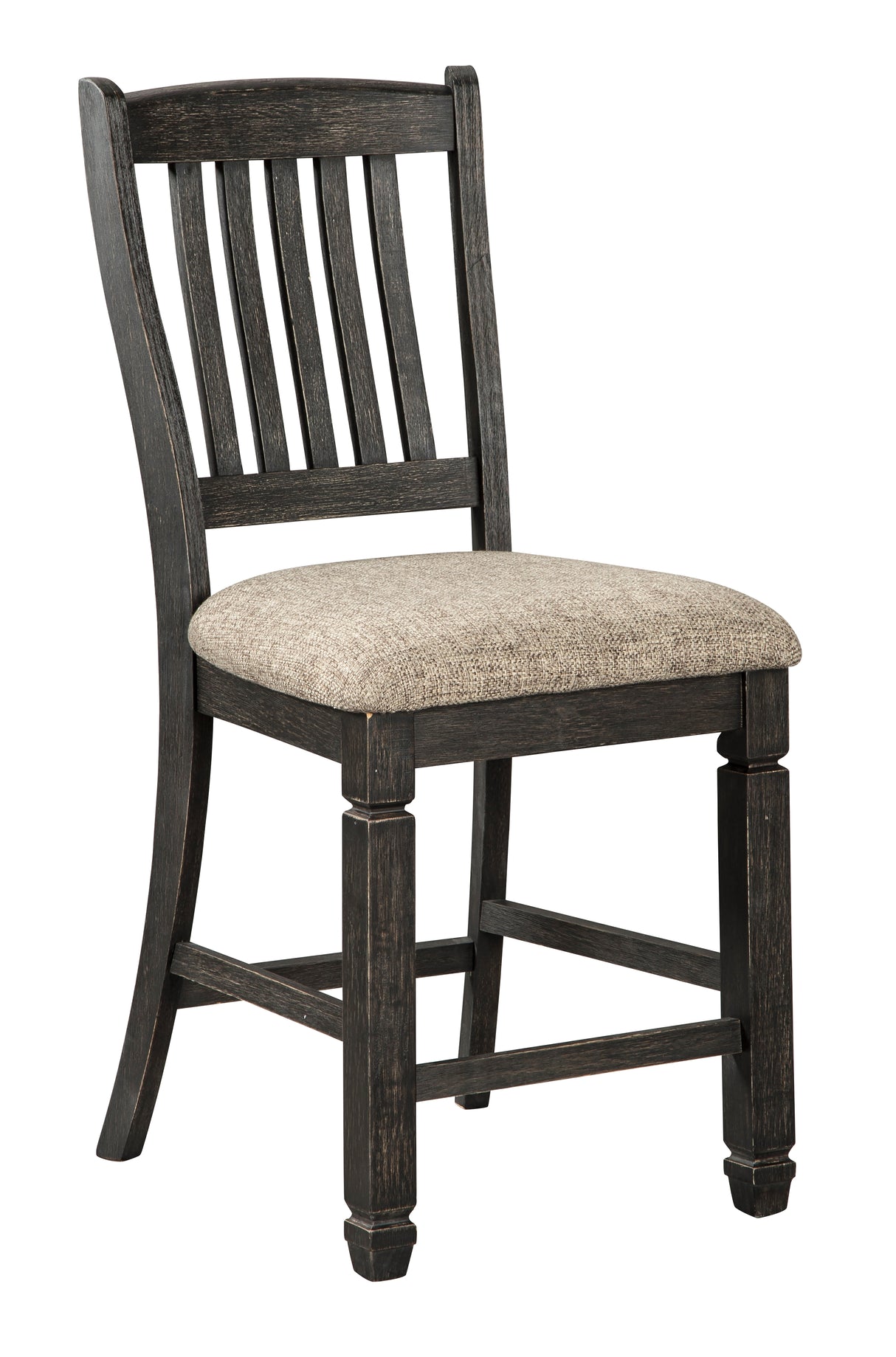 Tyler Creek 2-Piece Bar Stool in Black/Grayish Brown - PKG000212