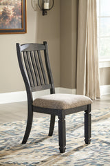 Tyler Creek Dining Table and 6 Chairs in Black/Gray - PKG000214