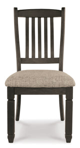 Tyler Creek Dining Table and 6 Chairs in Black/Gray - PKG000214