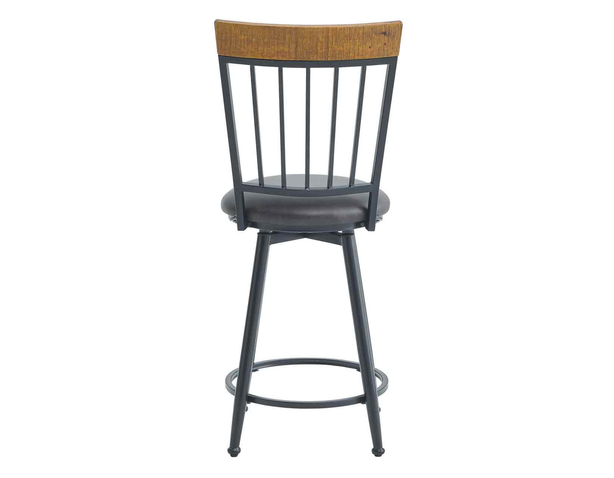 Tyler Swivel 24-inch Counter Stool from Steve Silver - Luna Furniture