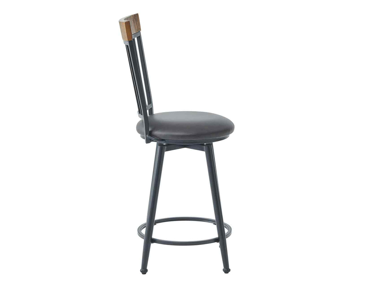 Tyler Swivel 24-inch Counter Stool from Steve Silver - Luna Furniture