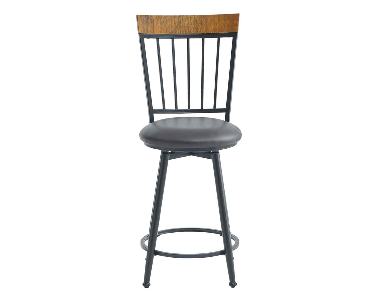 Tyler Swivel 24-inch Counter Stool from Steve Silver - Luna Furniture