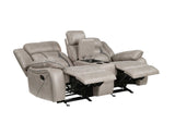 Tyson Reclining Glider Console Loveseat from Steve Silver - Luna Furniture