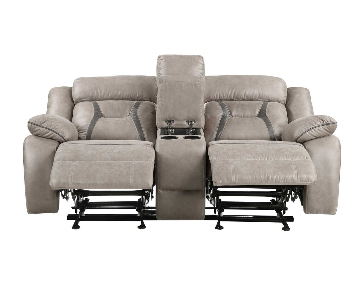 Tyson Reclining Glider Console Loveseat from Steve Silver - Luna Furniture