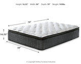 Ultra Luxury ET with Memory Foam Mattress with Adjustable Base in White - PKG018466