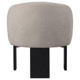 Valdez Boucle Upholstered Barrel Back Accent Chair Beige - 903165