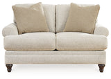 Valerani Sofa, Loveseat, Chair and Ottoman in Sandstone - PKG015041