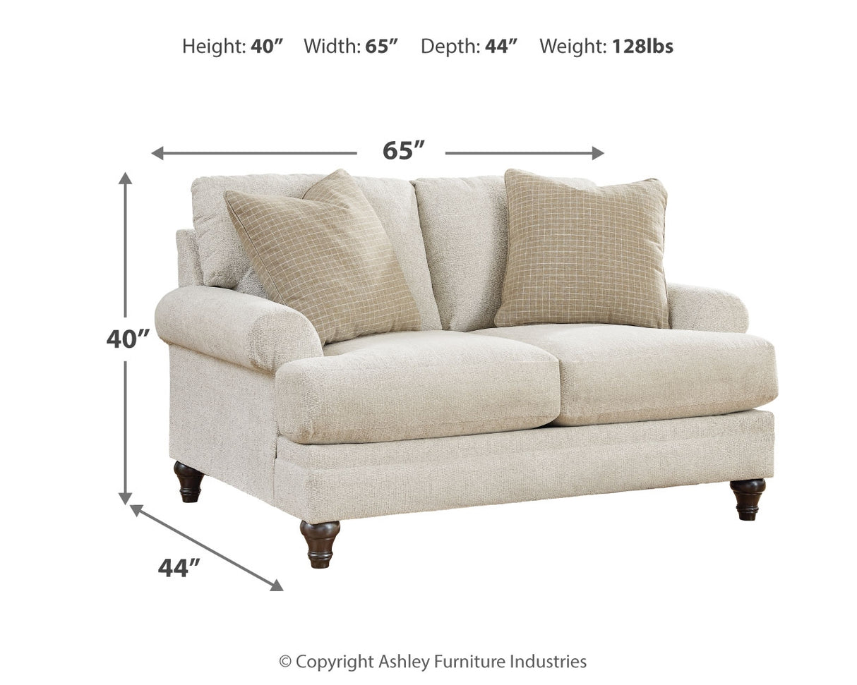 Valerani Sofa, Loveseat, Chair and Ottoman in Sandstone - PKG015041