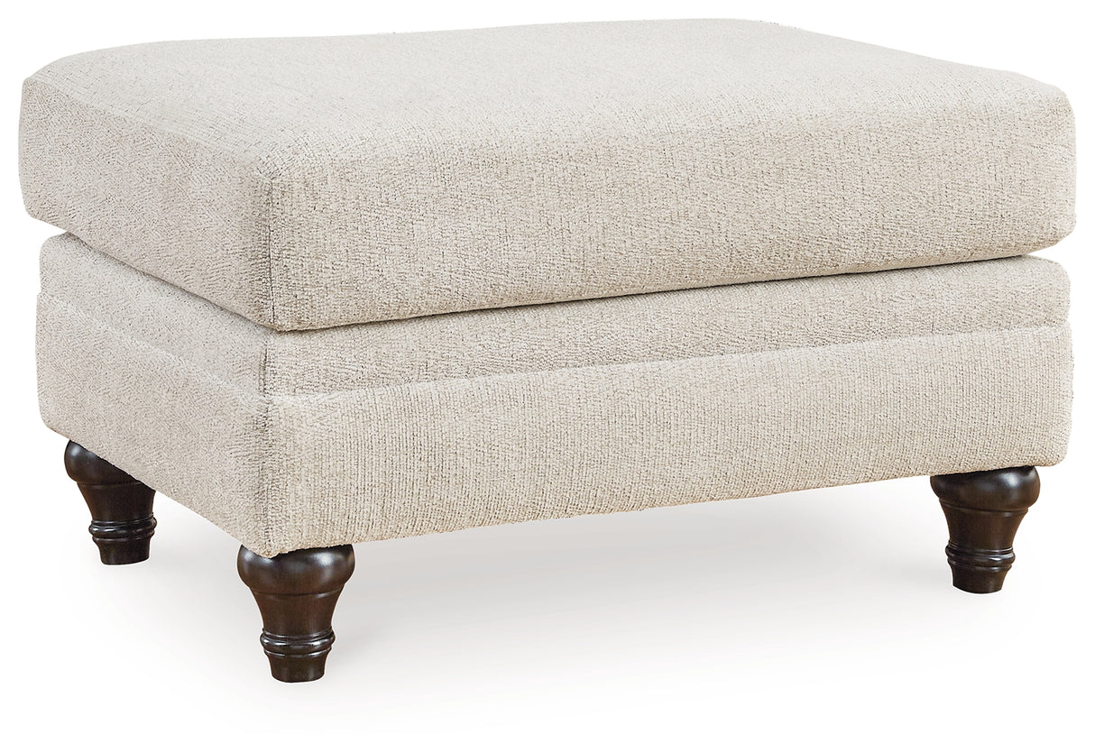 Valerani Sofa, Loveseat, Chair and Ottoman in Sandstone - PKG015041