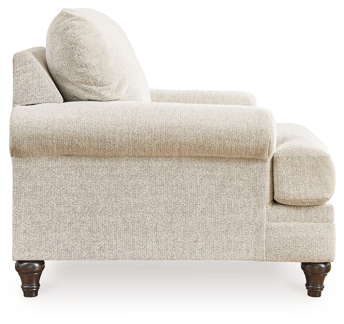 Valerani Sofa, Loveseat, Chair and Ottoman in Sandstone - PKG015041