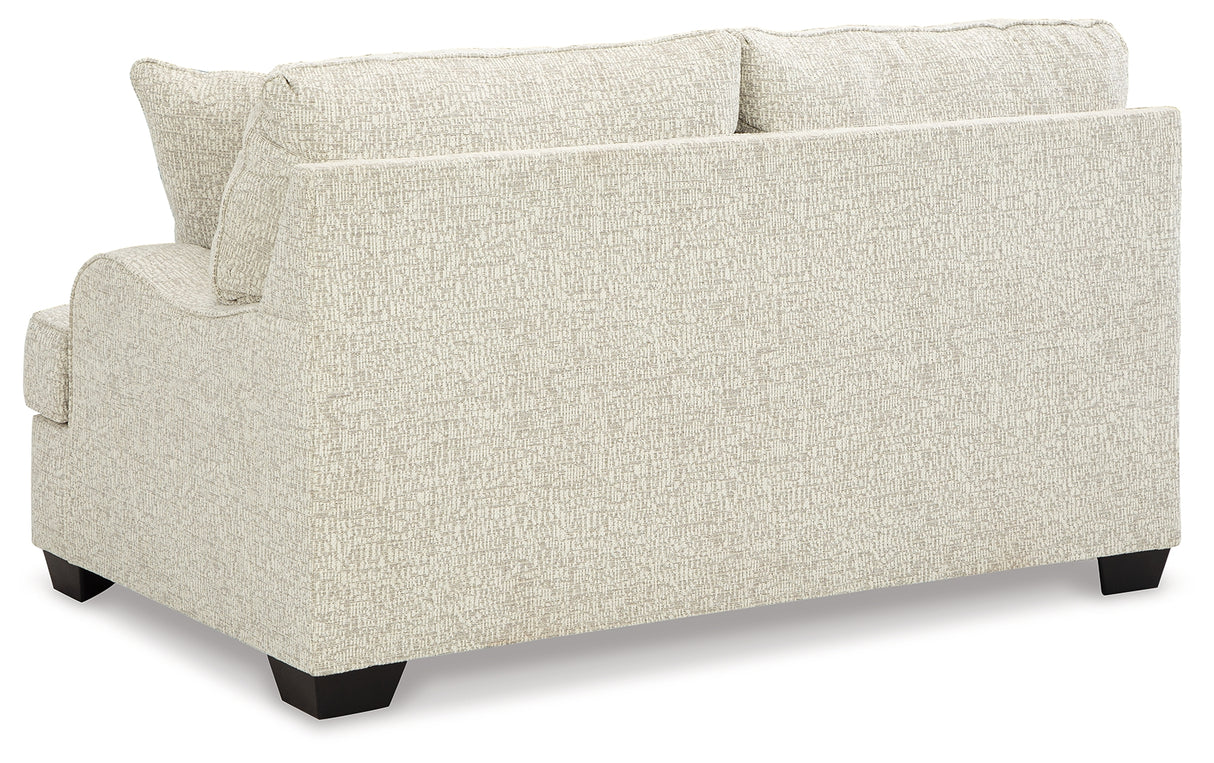 Valerano Sofa and Loveseat in Parchment - PKG015022