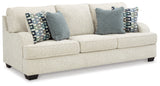 Valerano Sofa and Loveseat in Parchment - PKG015022