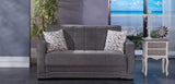 Valerie Love Seat (Diego Gray) 3 Pieces - 10-VAL-6227D-02-0