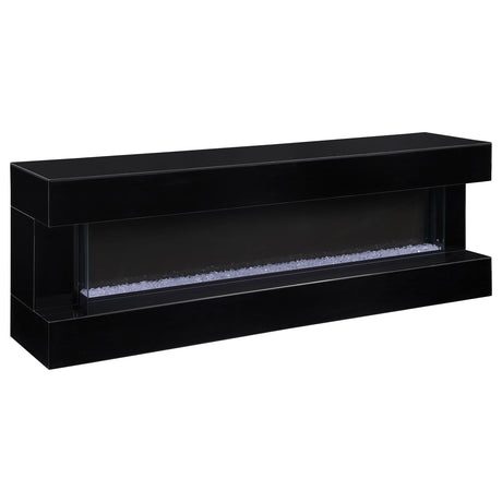 Vallerie 71" Electric Fireplace TV Stand Black - 710022