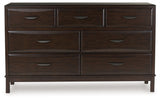 Vanmore Dark Brown Dresser - B479-31